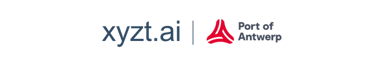 xyzt.ai & port of antwerp logo xyzt.ai & port of antwerp logo