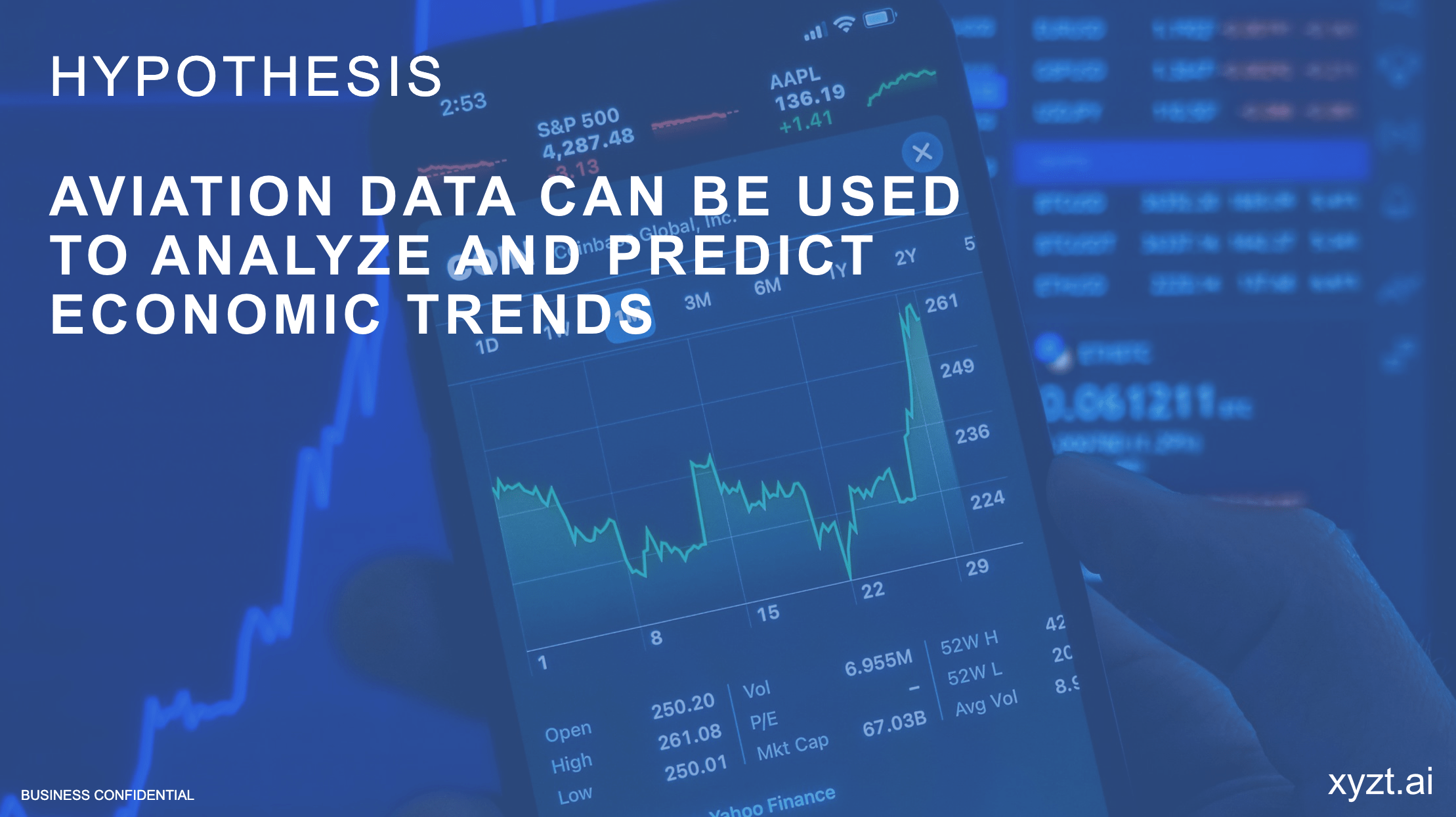 Aviation data can predict economic trends